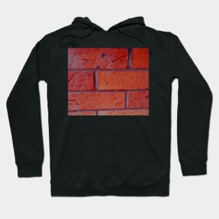 Beautiful deep rich coloured | coloured red brick wall Hoodie